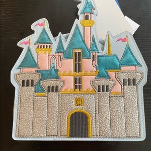 Disney parks Danielle Nicole sleeping beauty’s castle cross body bag.